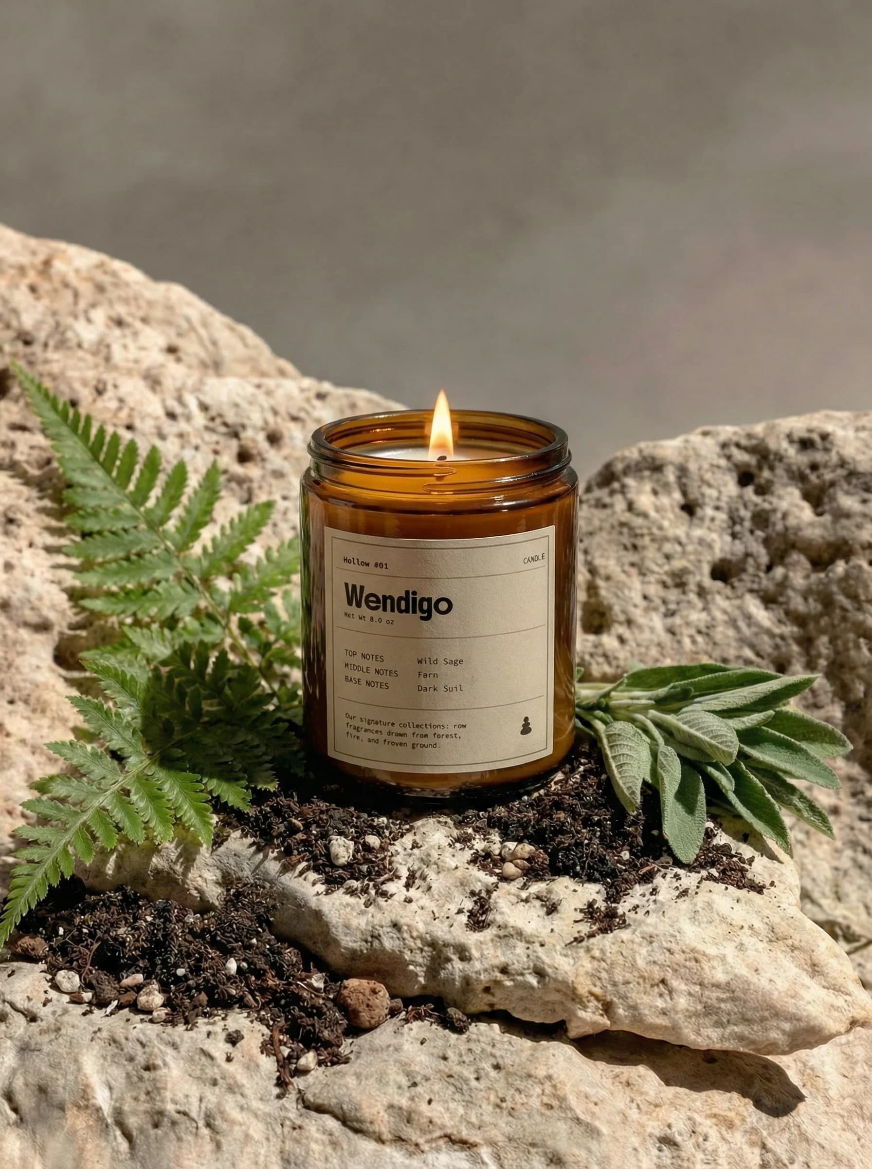 Wendigo candle